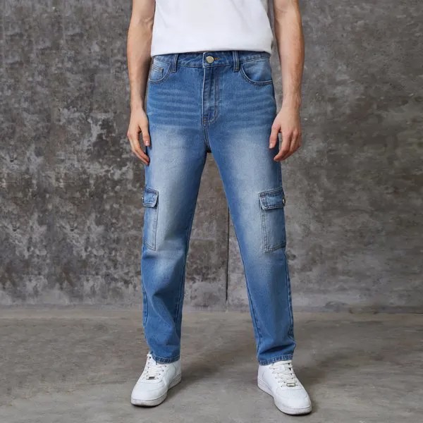 Мужские джинсы с карманами