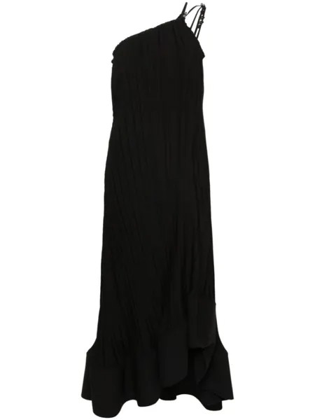 Lanvin платье макси асимметричного кроя, черный