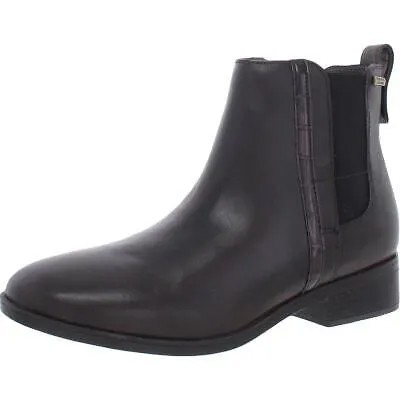 Ботинки челси Rockport Womens Larkyn Leather с тиснением без шнуровки BHFO 8311