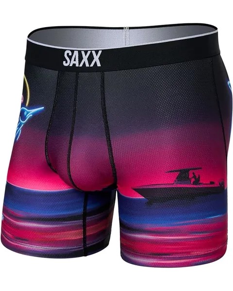 Боксеры SAXX UNDERWEAR Volt Breathable Mesh Brief, цвет Marlin Sunset/Magenta