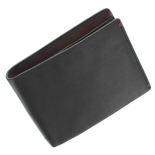 Бумажник Visconti, фактура гладкая, фиолетовый, черный