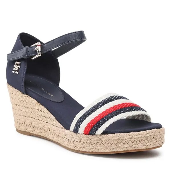 Эспадрильи Tommy Hilfiger MidWedge Corporate, темно-синий