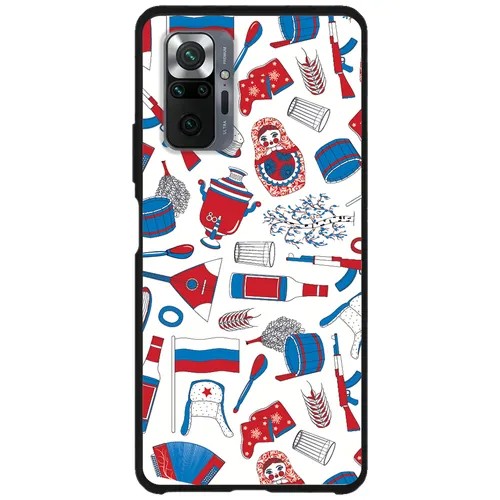 Силиконовый чехол с рисунком Буква Z в огне для Xiaomi Redmi Note 10 Pro, Anycase PR0005715