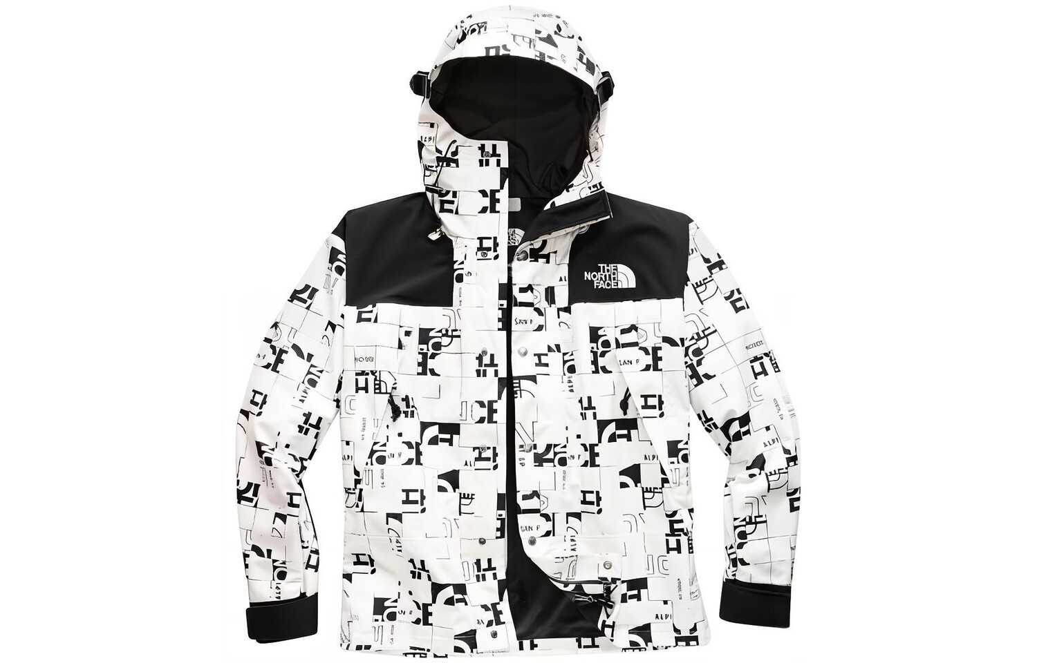 Коллекция 1990 года, мужская уличная куртка белого цвета The North Face, белый