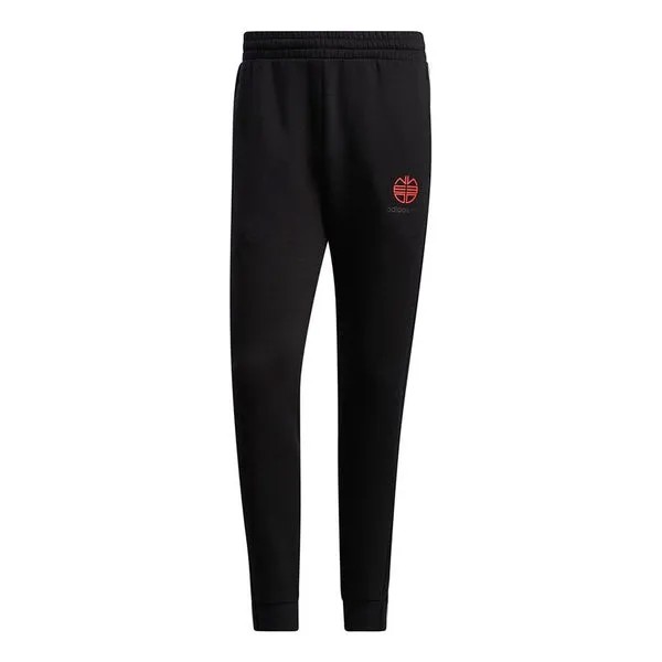 Спортивные штаны Men's adidas neo Ssfv1 Knit Tp Athletics Sports Fleece Lined Bundle Feet Long Pants/Trousers Black, мультиколор