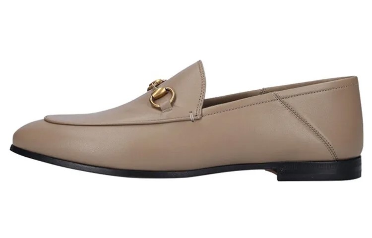 Лоферы женские низкие Gucci, серый