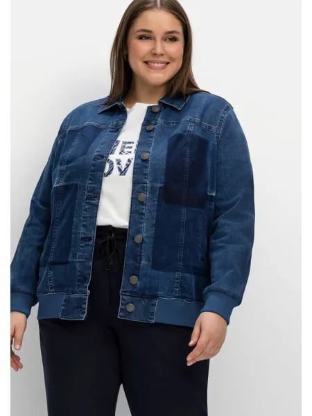 Джинсовая куртка sheego, цвет blue denim