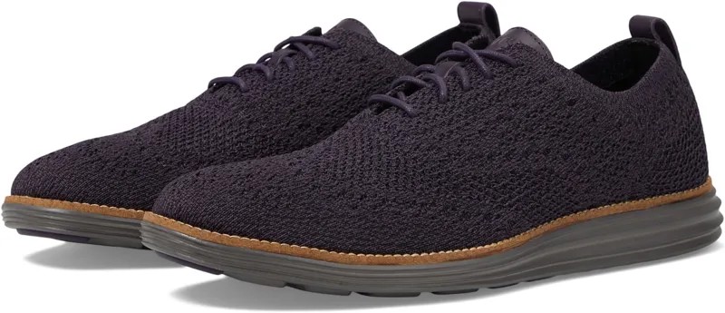 Оксфорды Cole Haan Originalgrand Stitchlite Wing Tip Oxford, цвет Nightshade/Black/Tornado