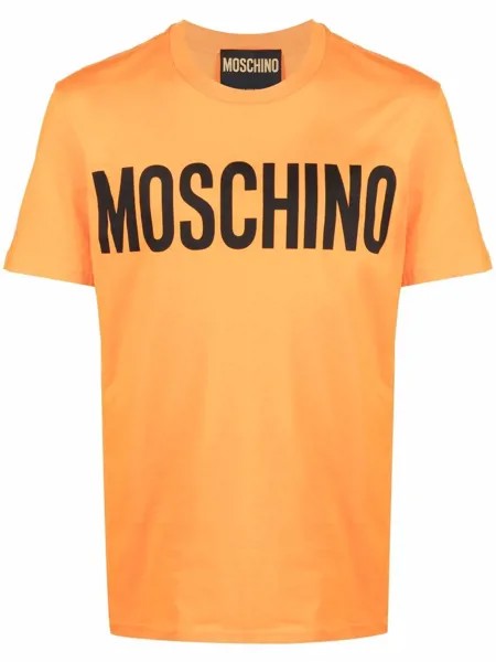 Moschino футболка с логотипом