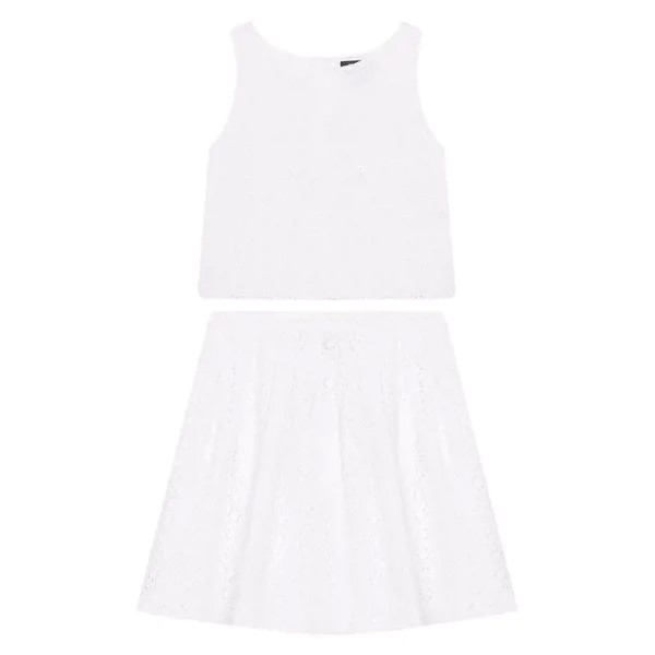 Комплект из хлопковой юбки и топа Polo Ralph Lauren
