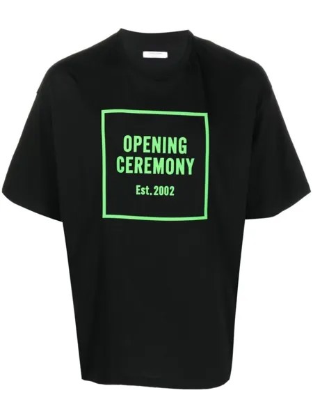 Opening Ceremony футболка с логотипом, черный