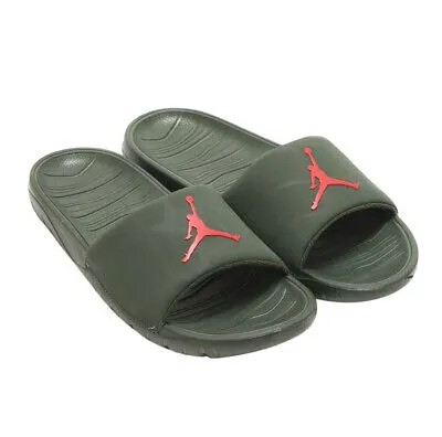 Мужские шлепанцы Jordan Break BBS Carbon Green/University Red (DM2952 300)