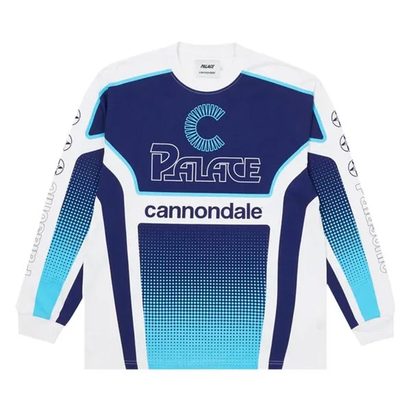 Лонгслив Palace x Cannondale Mad Boy 'White', белый