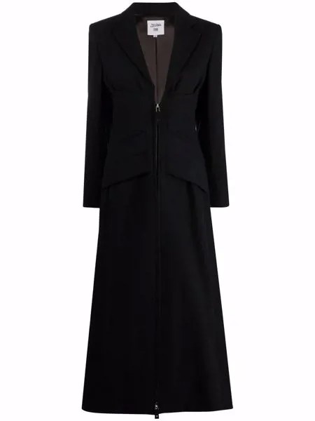 Jean Paul Gaultier Pre-Owned пальто 2000-х годов со вставкой-корсетом