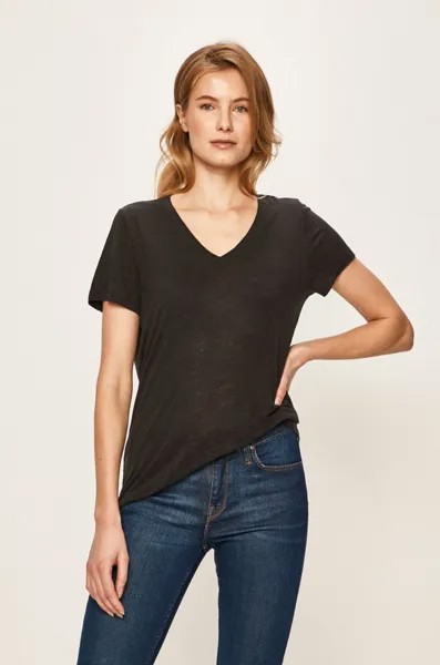 Футболка женская Lee V NECK TEE черная S