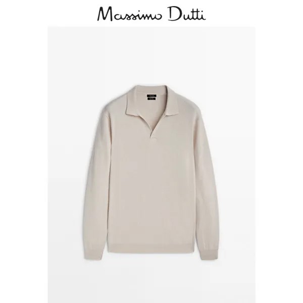 Свитер мужской Massimo Dutti, песочный