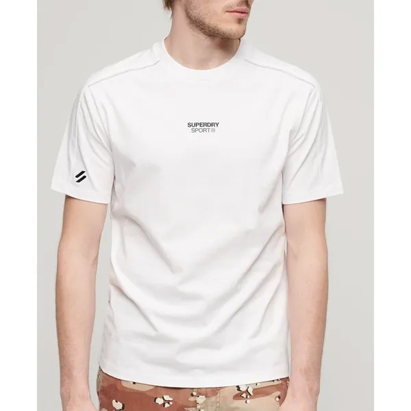 Футболка с коротким рукавом Superdry Sport Tech Logo Relaxed, белый