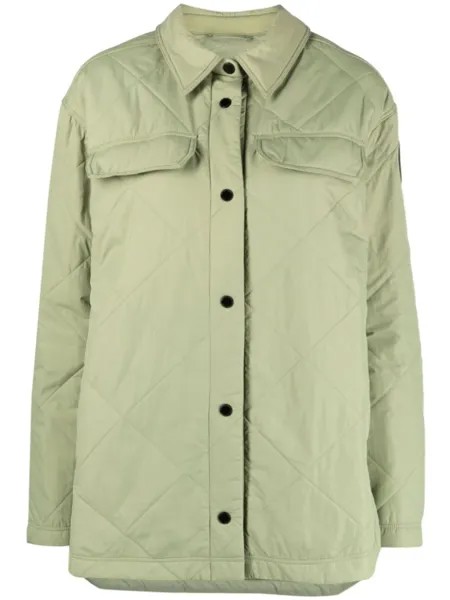 Canada Goose стеганая куртка-рубашка Albany, зеленый