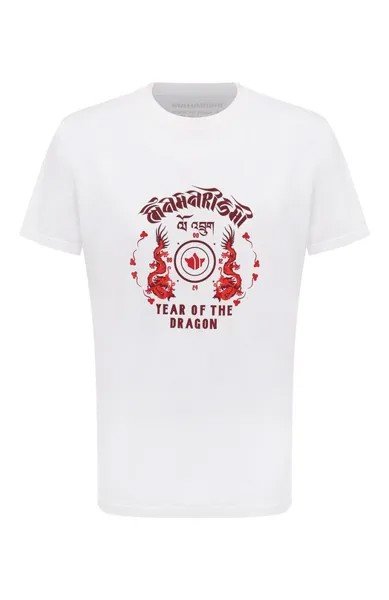 Хлопковая футболка Maharishi