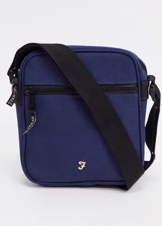 Темно-синяя сумка для полетов Farah Hopsack-Темно-синий