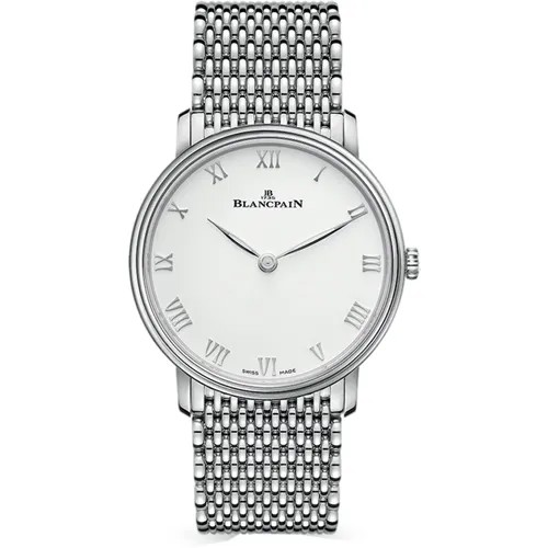 Наручные часы Blancpain Blancpain Villeret, Ultra-slim N06605O011027N0MMB, серебряный, белый