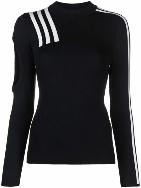 Y-3 CH1 stripe-embellished top