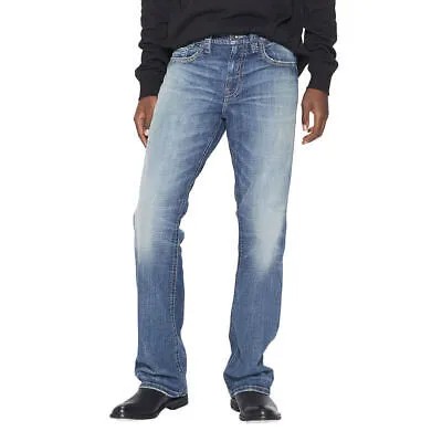Серебряные джинсы Мужские джинсы Gordie свободного кроя с прямыми штанинами