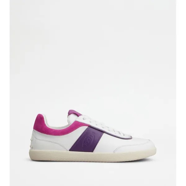 Кожаные кроссовки Tod's Tabs, мультиколор