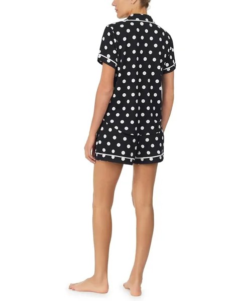 Пижамный комплект Kate Spade New York Brushed Jersey Short Sleeve Short PJ Set, цвет Dot Toss