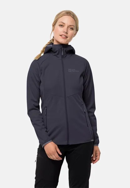 Куртка Softshell GO HIKE Jack Wolfskin, цвет graphite