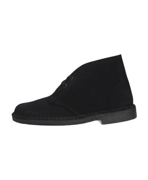 Классические женские туфли ботинки дезерты Clarks, черный