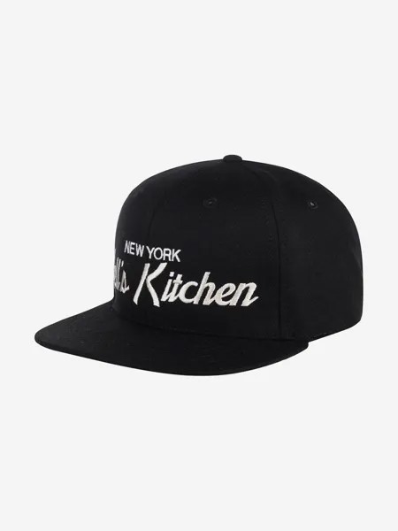 Бейсболка с прямым козырьком HOOD 100-MWL001-NY022-BK Hells Kitchen II (черный), Черный