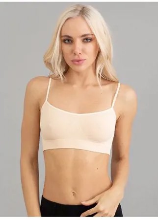 Топ Giulia BRASSIERE размер L/XL, desert mist (Бежевый)