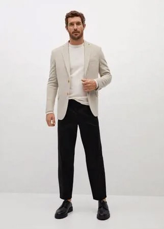 Пиджак slim fit с мелкой фактурной выделкой - Sanday