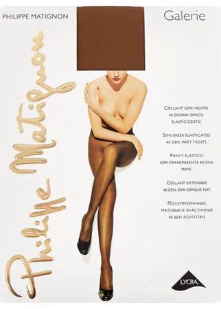 Колготки Philippe Matignon Galerie, 40 den, размер 3-M, the (коричневый)
