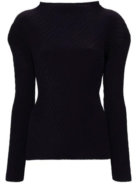 Issey Miyake топ Orbicular Pleats, синий