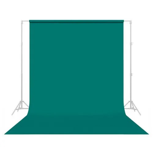 Фон бумажный 272x1100 см цвет сине-зеленый Savage (68-12) Teal