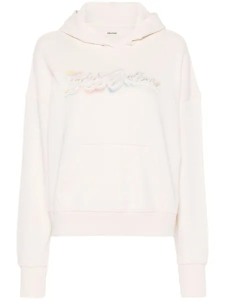Zadig&Voltaire худи Mia с логотипом, розовый