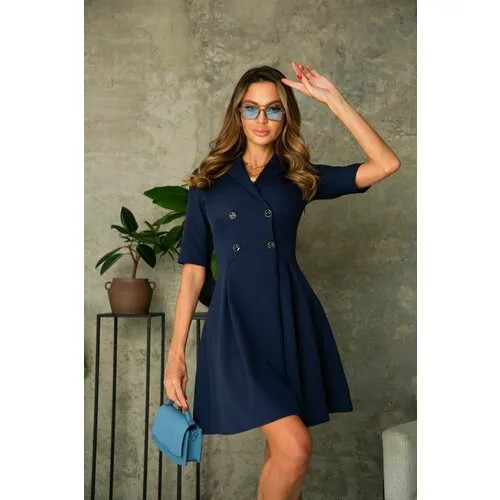 Платье A-A Awesome Apparel by Ksenia Avakyan, размер 48, синий