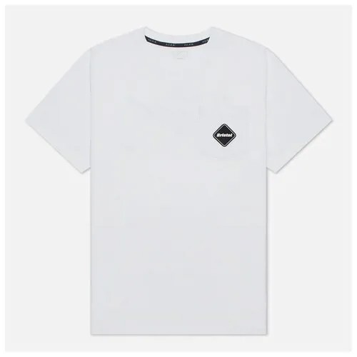 Мужская футболка F.C. Real Bristol Vertical Logo Pocket белый, Размер L