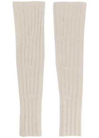 Cashmere In Love перчатки Aspen в рубчик без пальцев