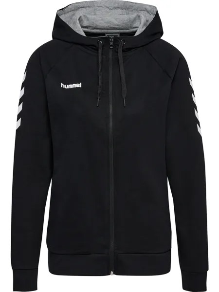 Толстовка Hummel Baumwoll Hoodie Hmlgo Cotton Zip Hoodie Woman, черный