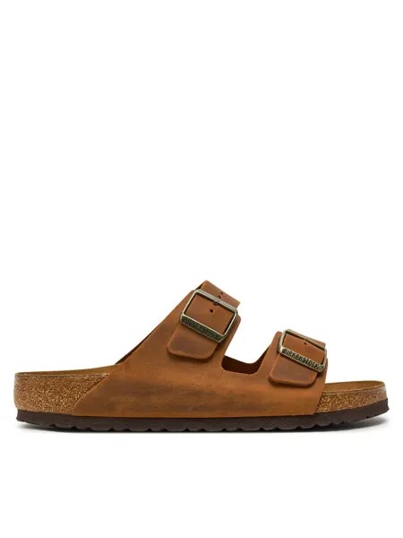 Шлепки Birkenstock Arizona Leoi, коричневый