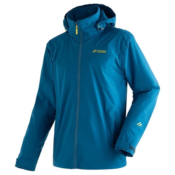 Куртка Maier Sports Metor Rec M Full Zip Rain, синий