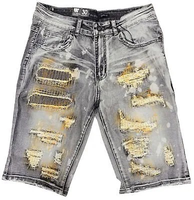 Мужские джинсовые шорты с эффектом потертости Waimea Grey Wash