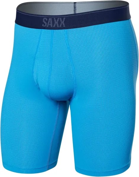 Трусы Quest 2.0 Long Leg Fly SAXX UNDERWEAR, цвет Tropical Blue