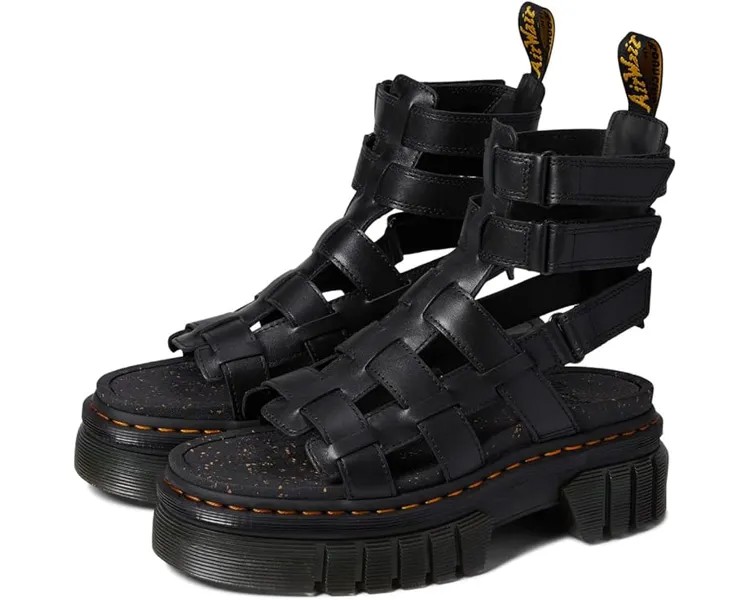 Сандалии Dr. Martens Ricki Gladiator, цвет Black Nappa Lux