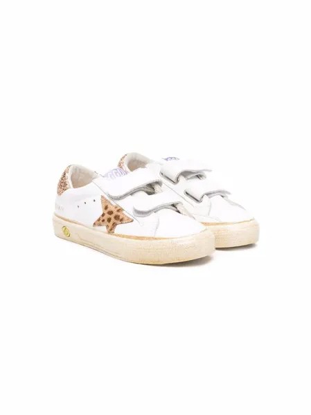 Golden Goose Kids Superstar touch-strap sneakers