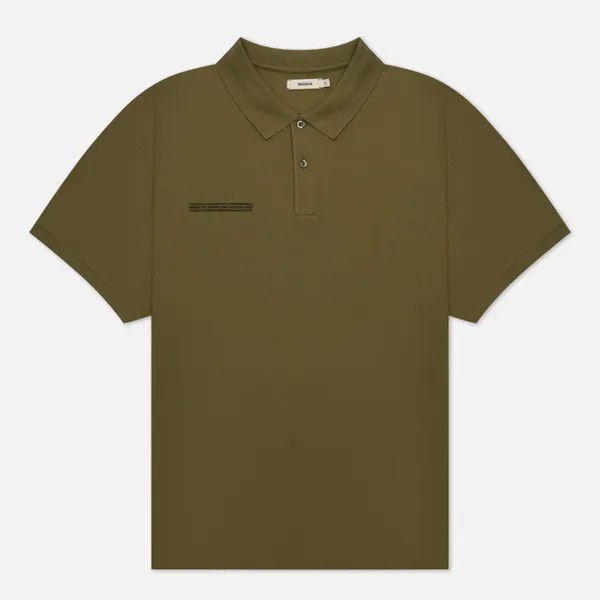 Мужское поло PANGAIA Organic Cotton Pique оливковый, Размер M