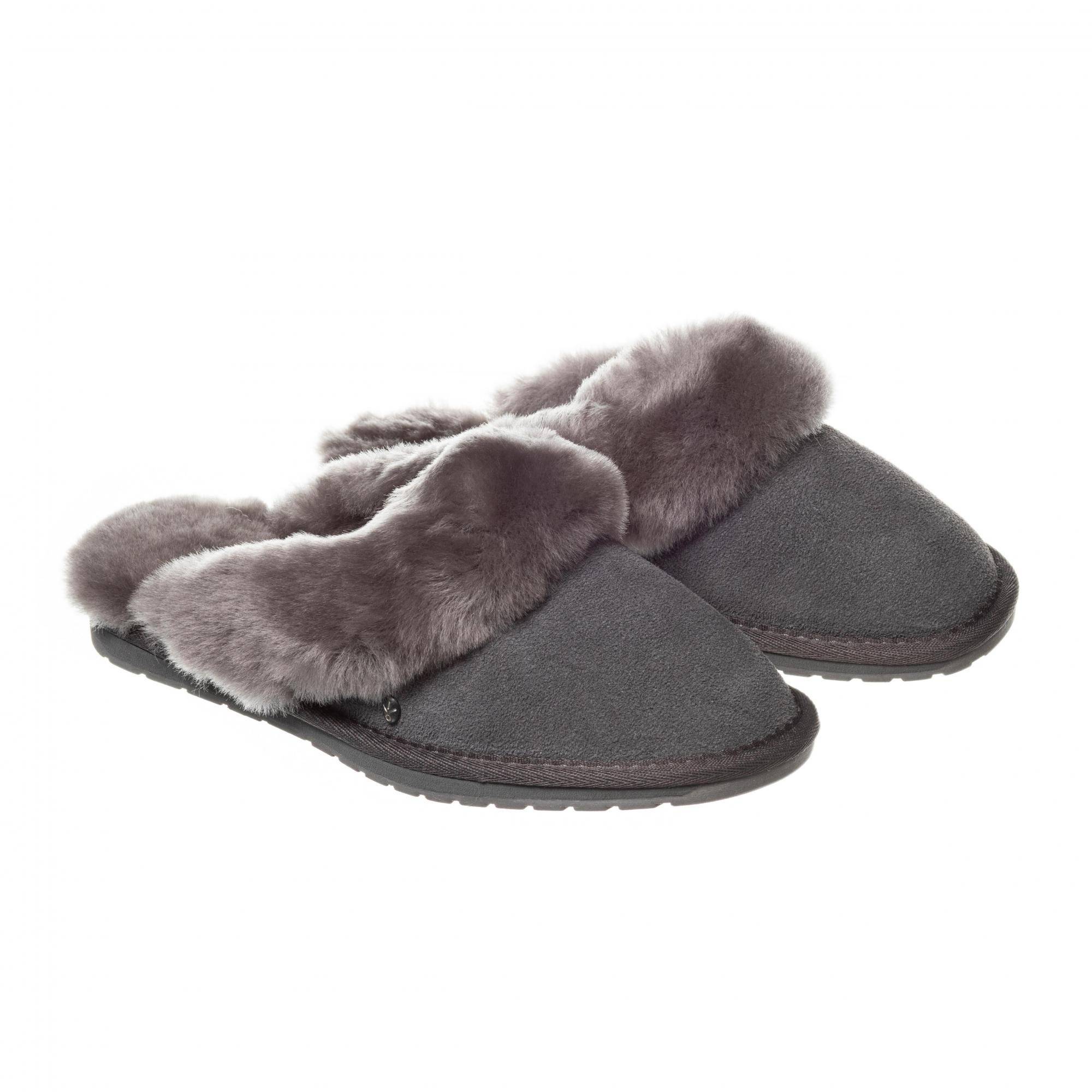 Тапочки женские Emu Australia Jolie W10015 серые 42 EU